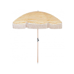 PARASOL DE PLAGE JAUNE ET...