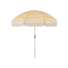 PARASOL DE PLAGE JAUNE ET BLANC - DISSANE Justine