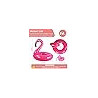 Boué Gonflabe Flamant Rose pour Piscine Adulte, 107cm, 0.35mm