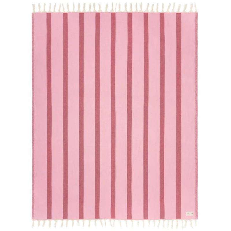 serviette de plage rose